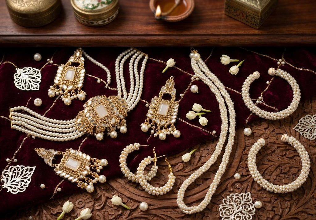 Silver Zarcoon Necklace and Crystal Mala